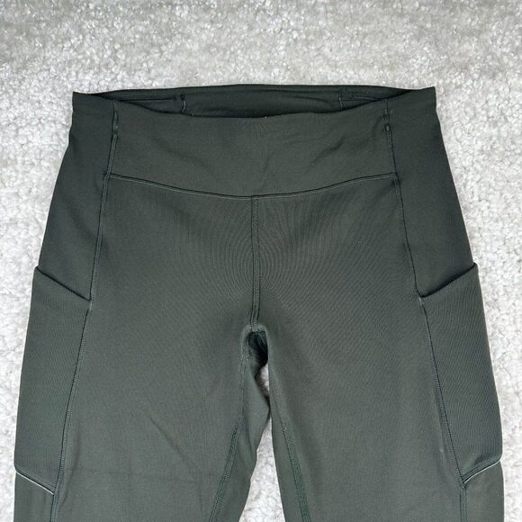 Lululemon Speed Up Crop Pockets Evergreen - Picture 9 of 15